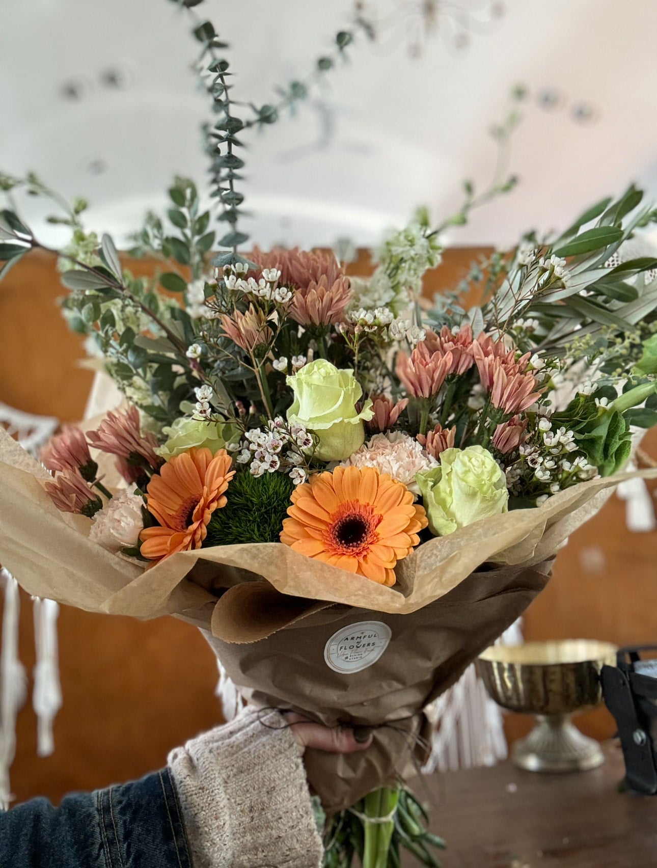 Armful of Flowers Hand Tied Bouquet Armful of Flowers